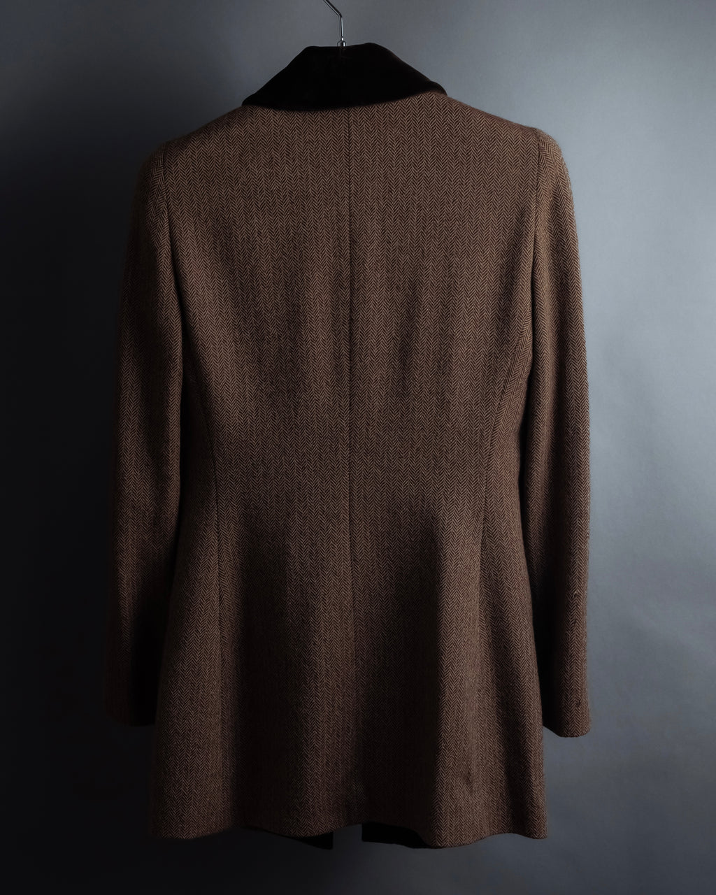 "FENDI" Velvet switching design herringbone set up