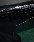 –SPECIAL– “GUCCI” 50’s-60’s Crocodile leather top handle bag