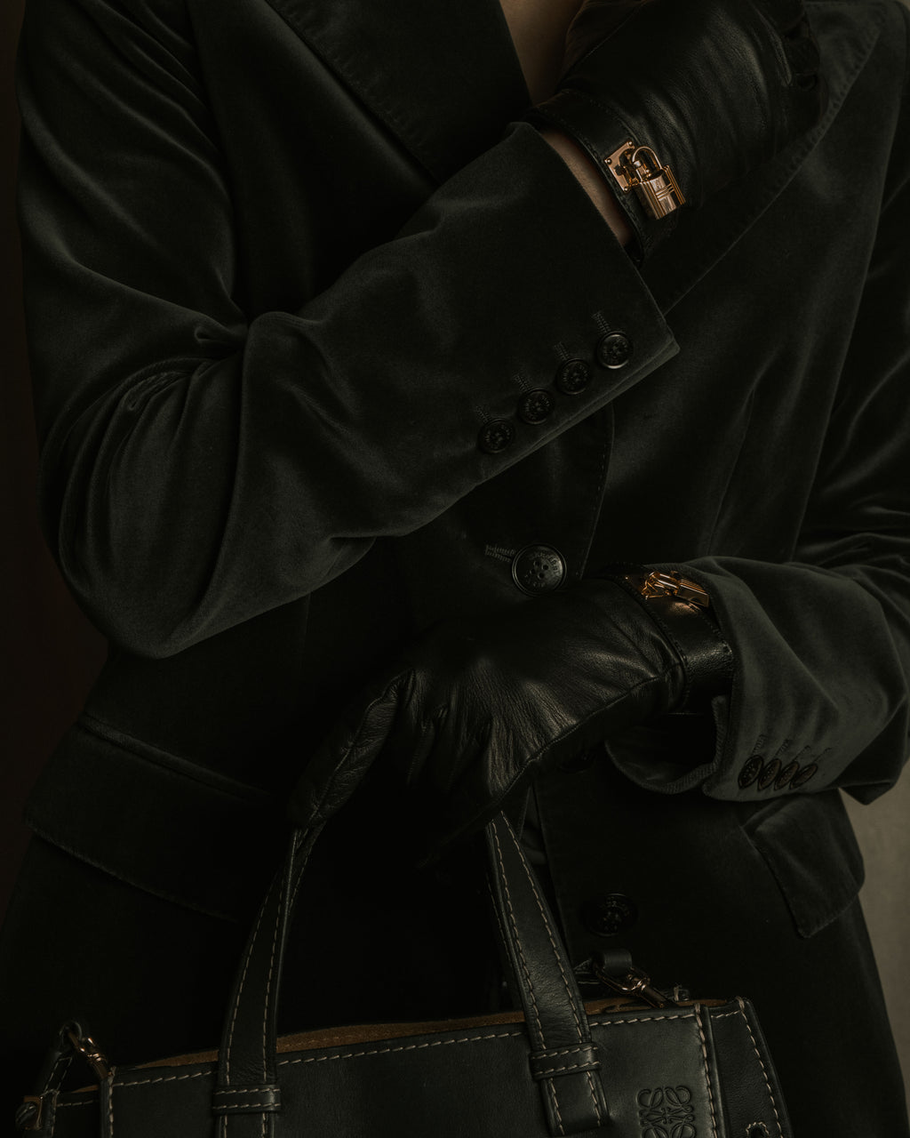 –SPECIAL– "HERMES"
00’s Velvet switchinglamb leather collar special tailored jacket