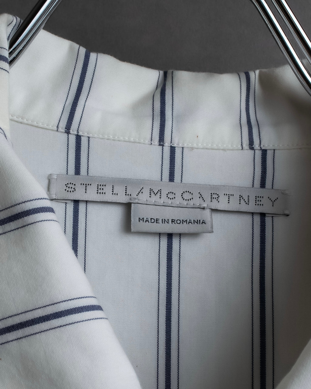 "STELLA McCARTNEY" 18SS Drag queen graphic design stripe shirt