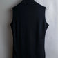 "VERSACE" High neck design sleeveless knit pullover