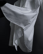 "COMME des GARCONS SHIRT" 01AW French cotton bowtie shirt