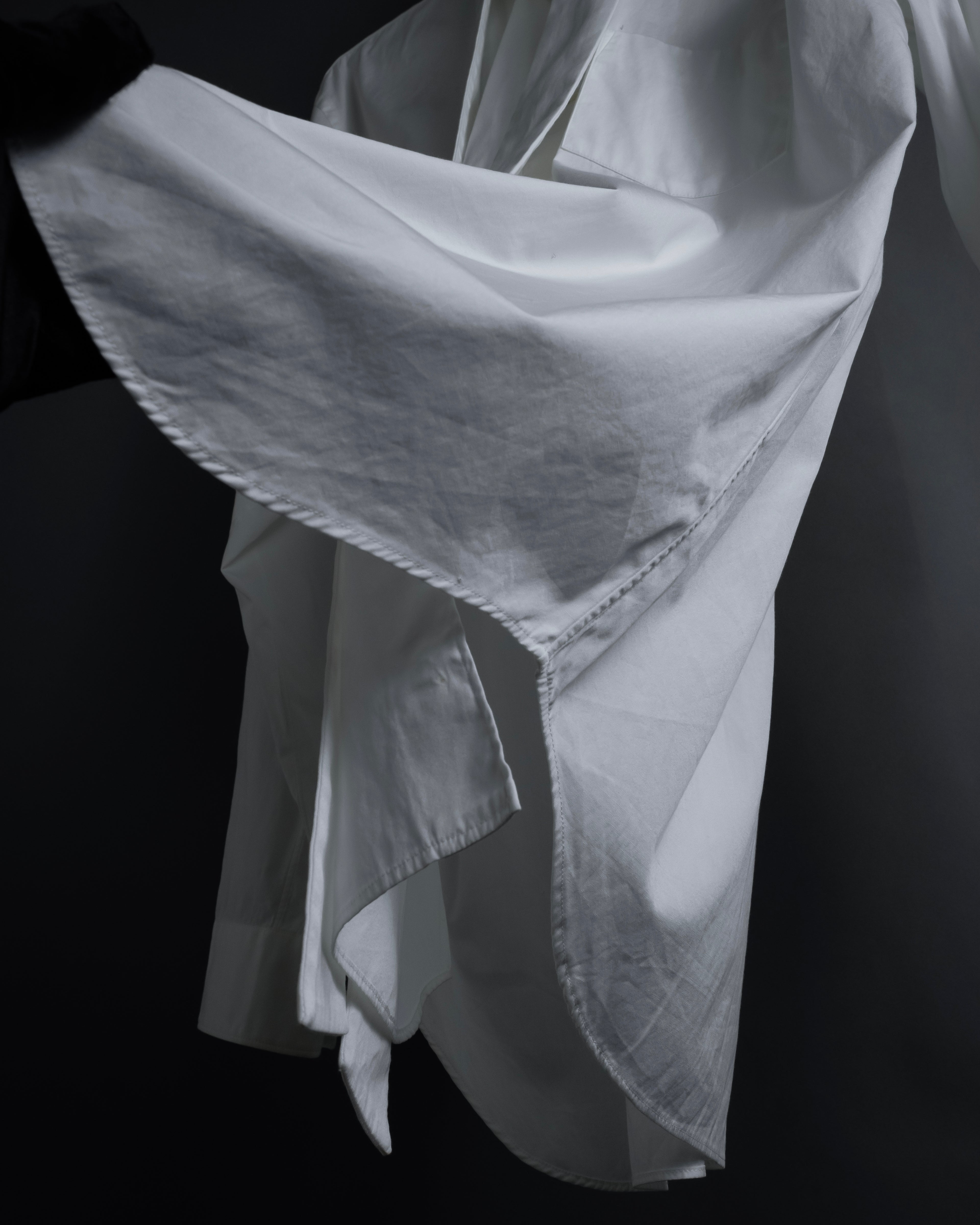 "COMME des GARCONS SHIRT" 01AW French cotton bowtie shirt