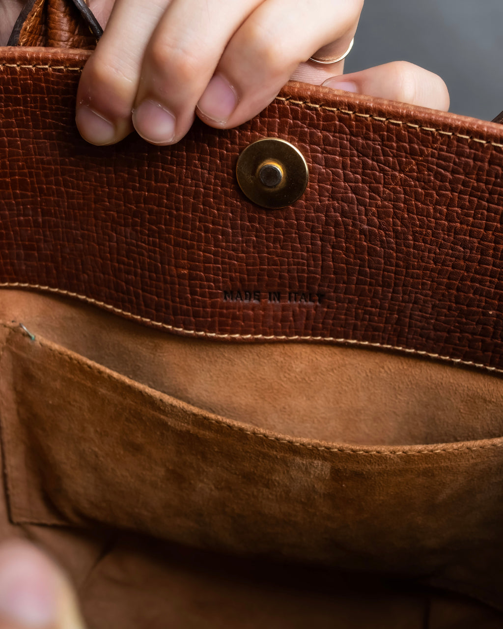 "LOEWE" Vintage texture tote bag