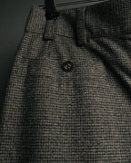-SPECIAL- “CHANEL” 05AWmicro houndstooth tweed wide trousers