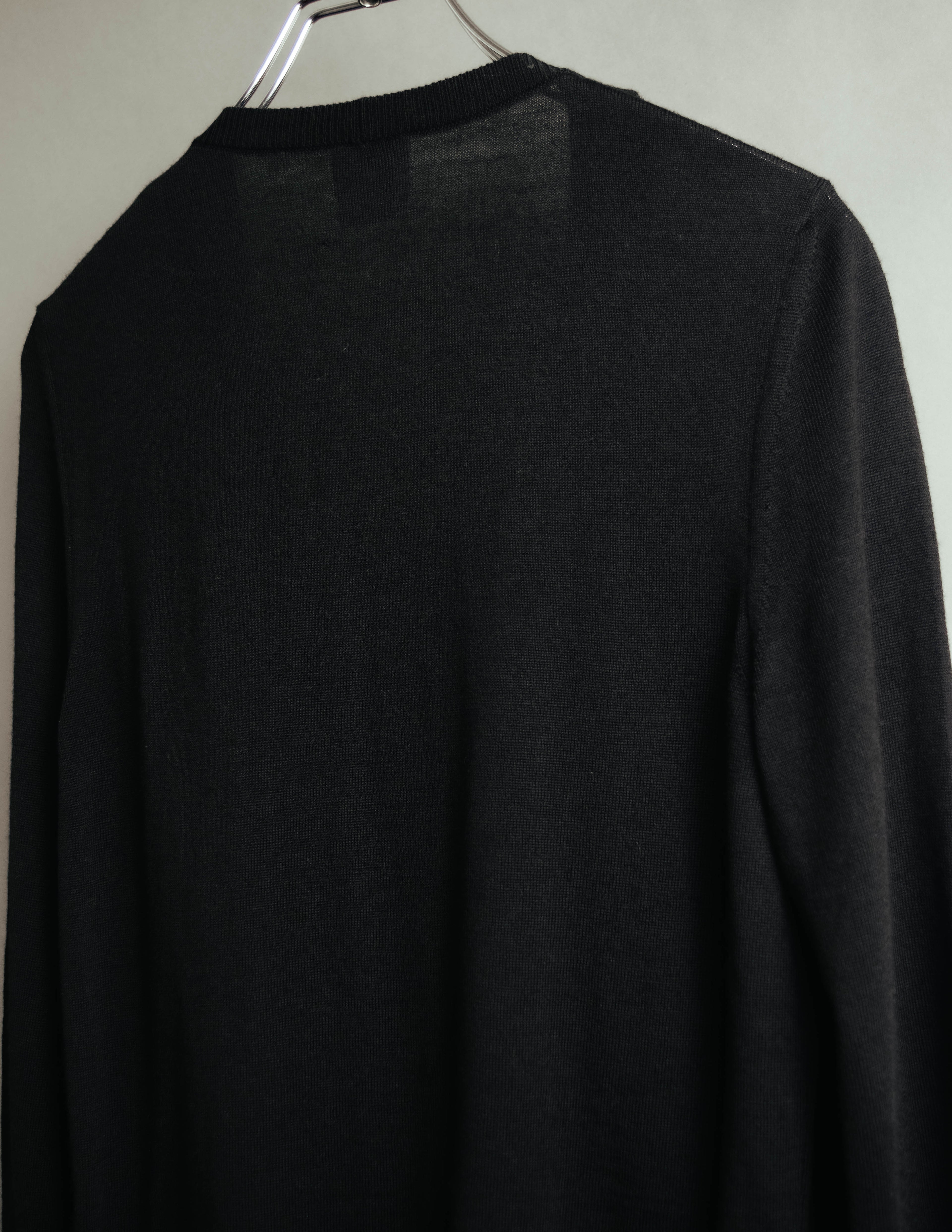 "RED VALENTINO" 10's Feminine merino wool knit cardigan