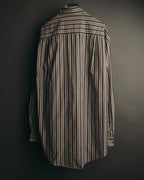 "GUCCI" 90's-00's Striped cotton button-down shirt
