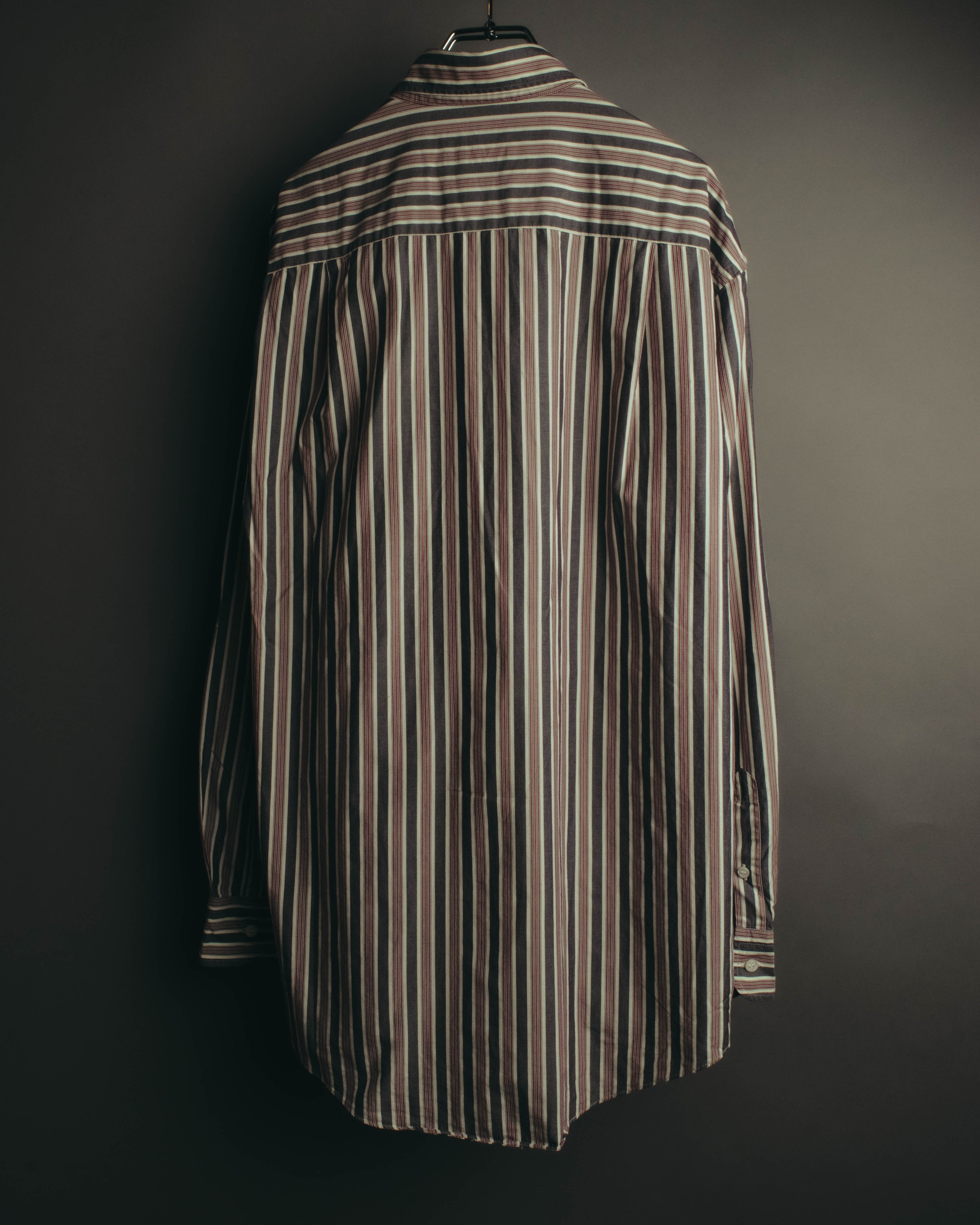 "GUCCI" 90's-00's Striped cotton button-down shirt