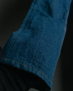 “Balenciaga” 2016-18’s tapered denim pants with neon back patch