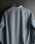 "MAISON MARGIELA" 21SS Long tail design band collar shirt