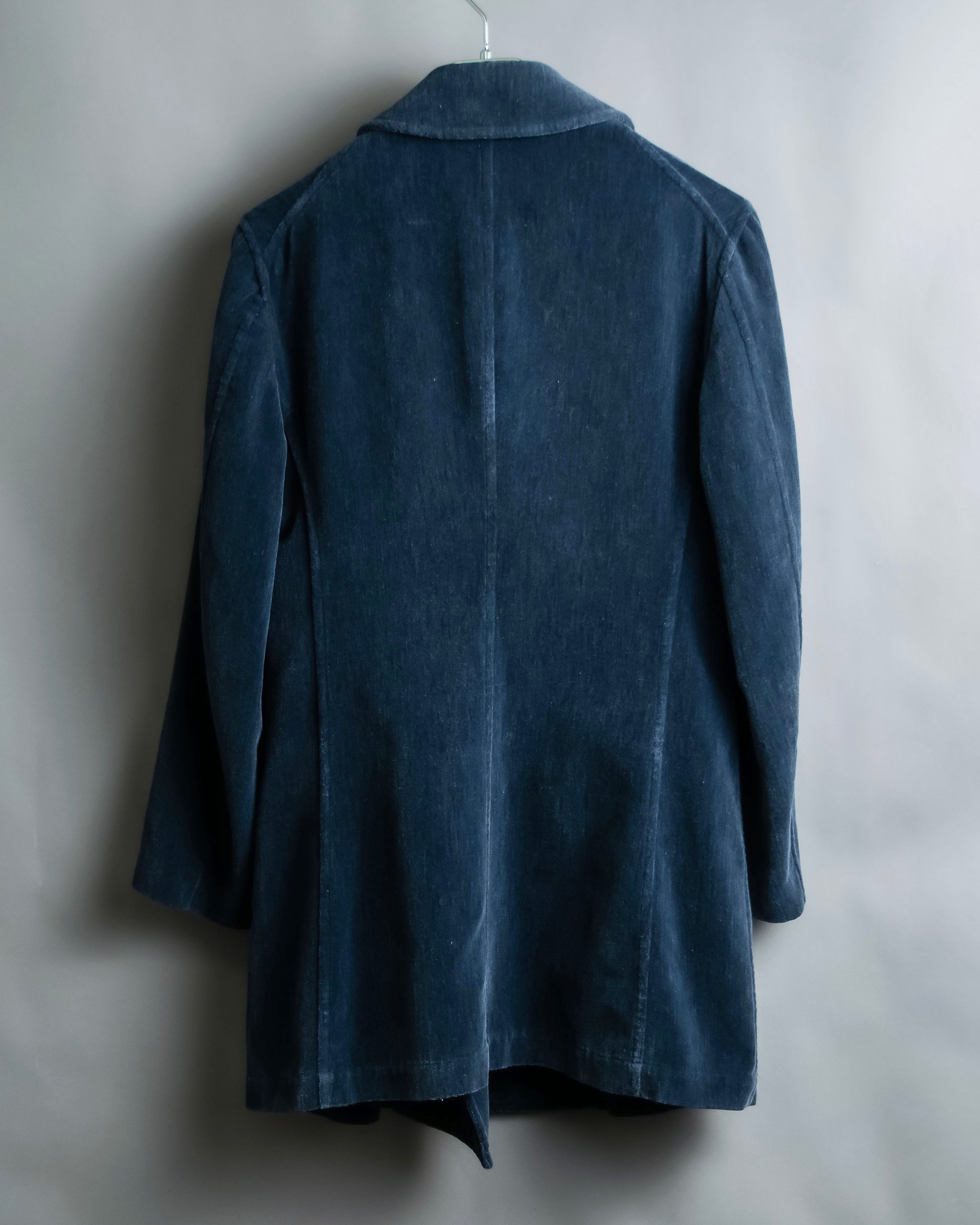 "Comme des garçons robe de chambre" Beautiful velour double half coat