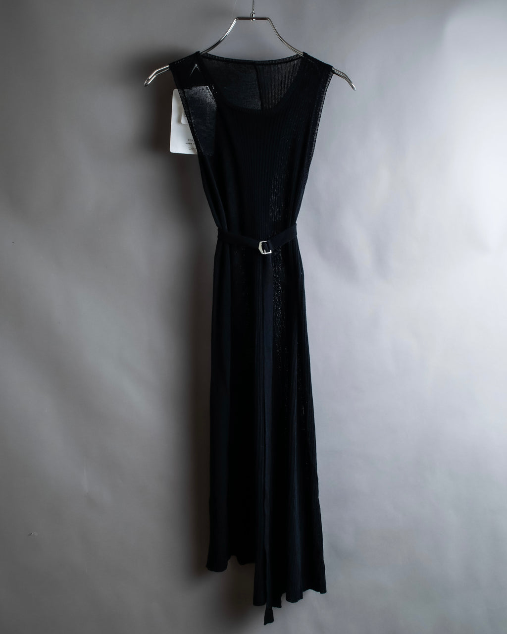 "YOHJI YAMAMOTO FEMME" 13SS Belted sleeveless long dress