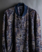 Vintage jacquard floral pattern jacket