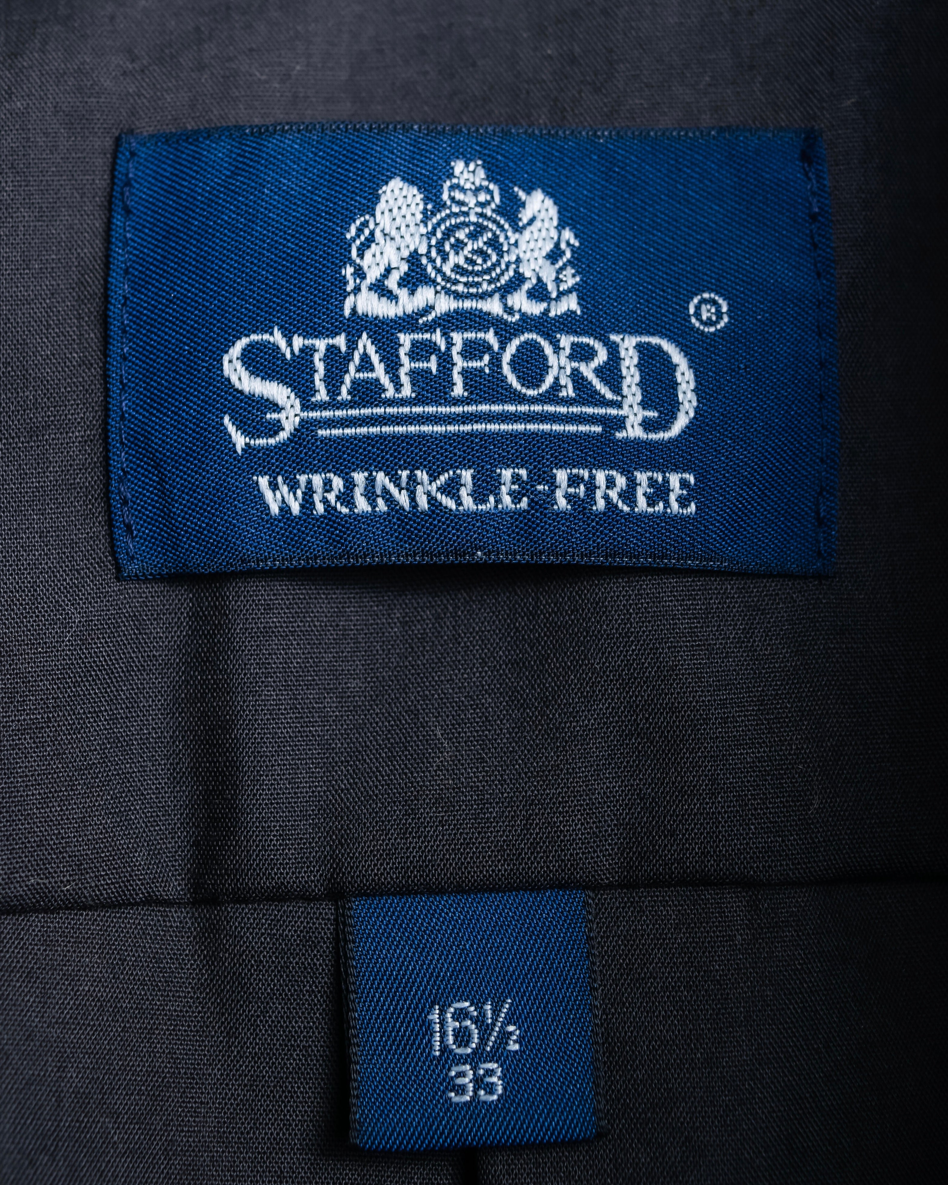 "STAFFORD" Beautiful glossy regular collar shirt