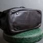 "Salvatore Ferragamo" Double Gancini motif foil stamped leather shoulder bag