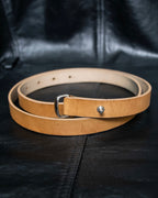 "Maison Martin Margiela" No. 11 Bella Pelle minimal design leather belt