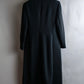 "VALENTINO" Solid no collar dart shaped long coat