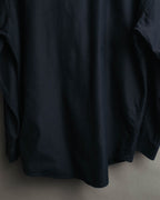 "GIANNI VERSACE" 80's-90's Dark jacquard long sleeve shirt