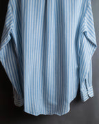 "Vintage light blue striped button-down shirt"
