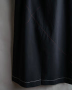 "YOHJI YAMAMOTO" Stitched hemline design flared skirt