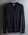 "HERMES" Cashmere silk blend V-neck knit