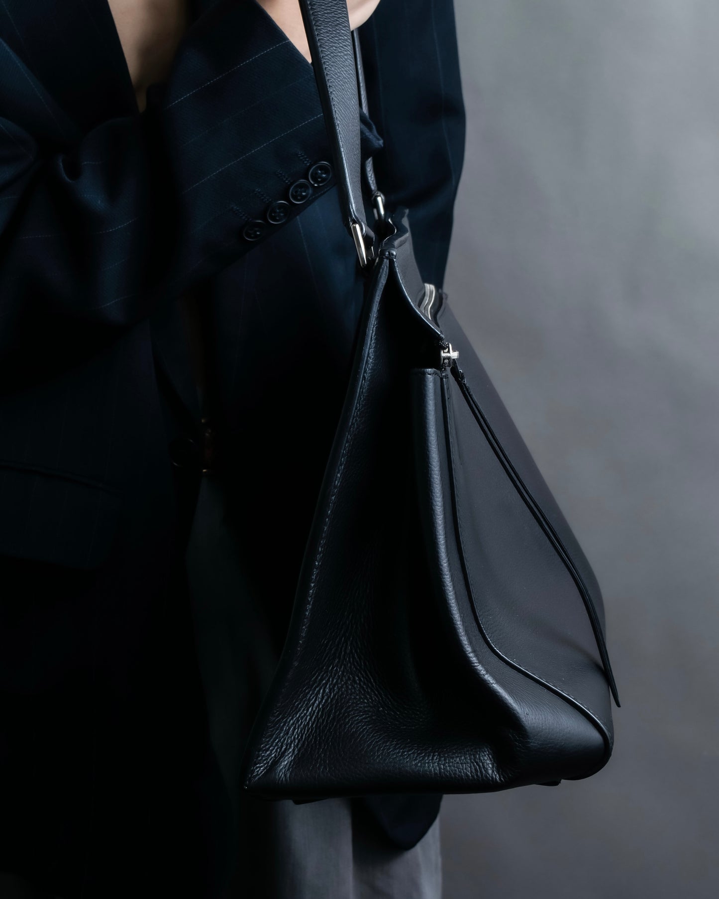 "CELINE" Edge medium one handle shoulder bag