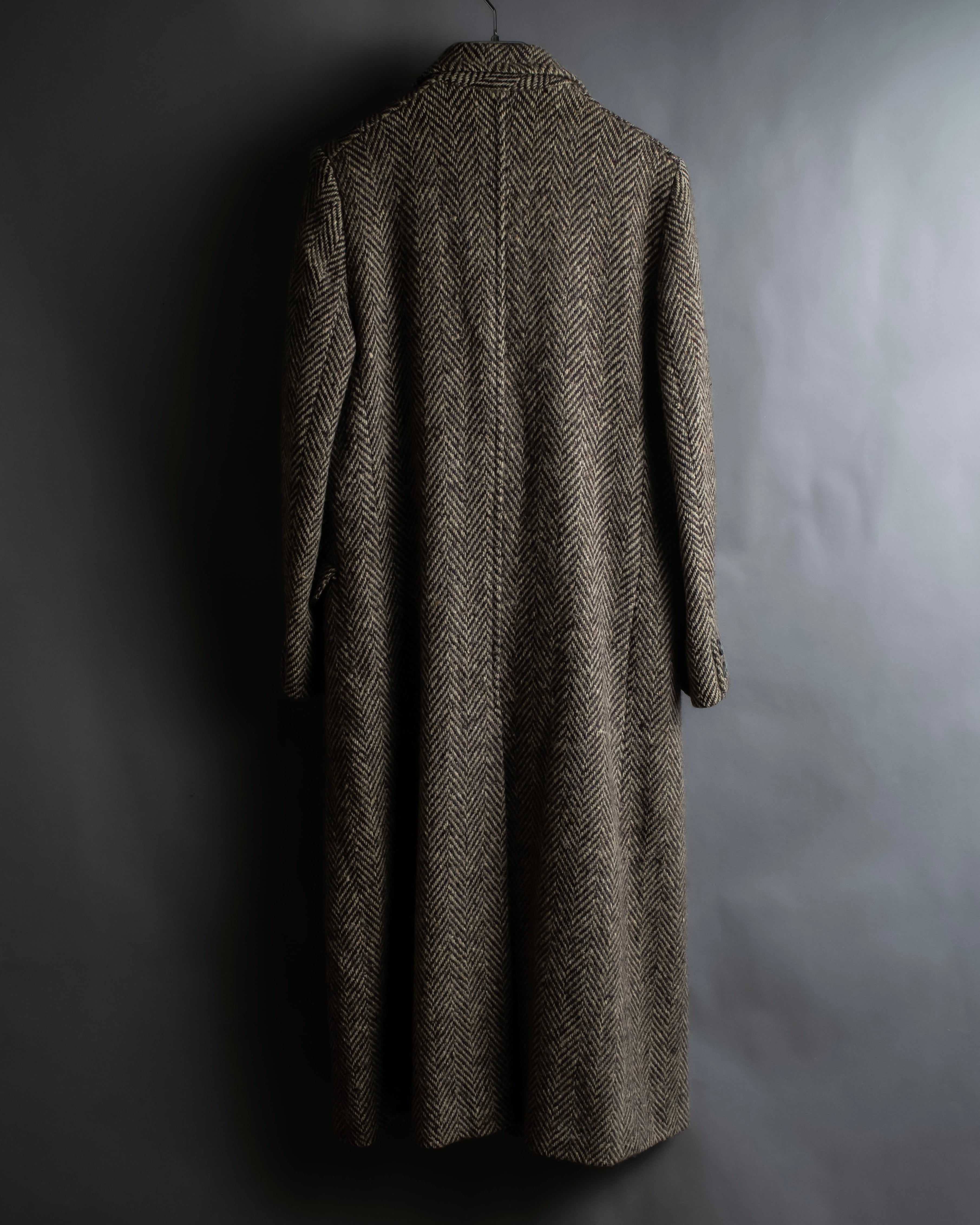 Vintage irish tweed long coat