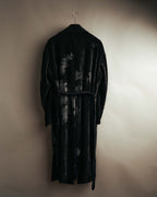 -SPECIAL- "Y’s" 2025's Discharge printed velvet long coat