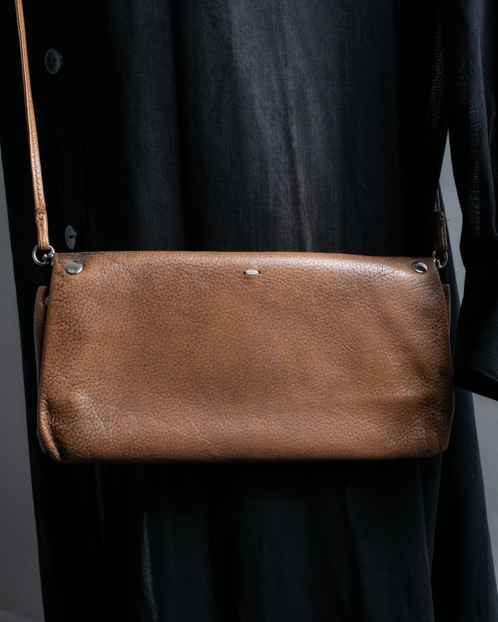 "Maison Martin Margiela" Compact Shoulder Special Leather Bag