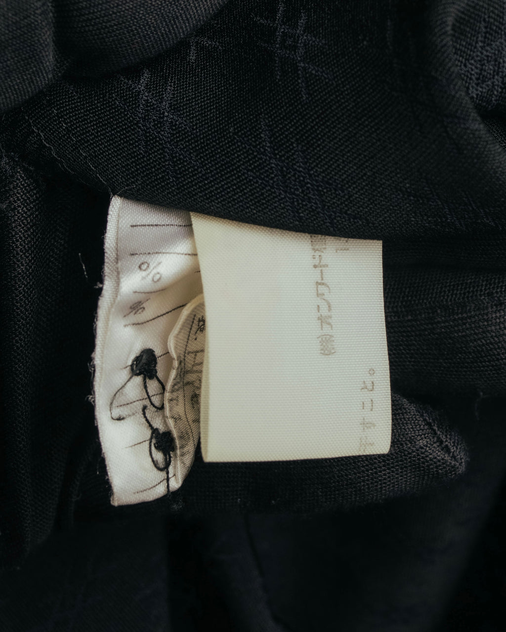 "Jean Paul Gaultier Classique" 90's Geometric jacquard total-pattern shirt with shell buttons
