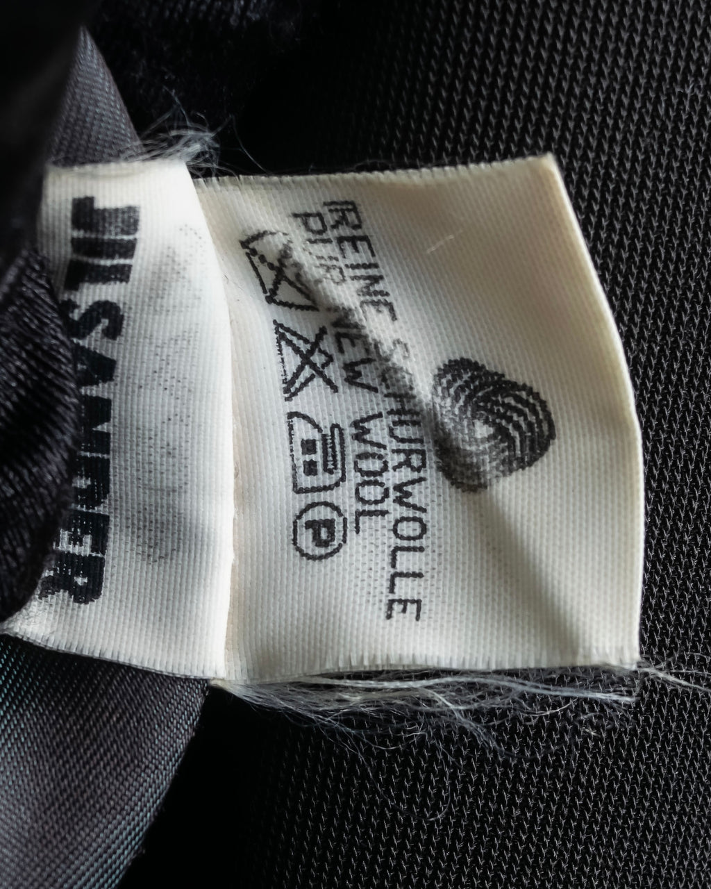 "Jil Sander+" Peaked label minimalist design tailored coat