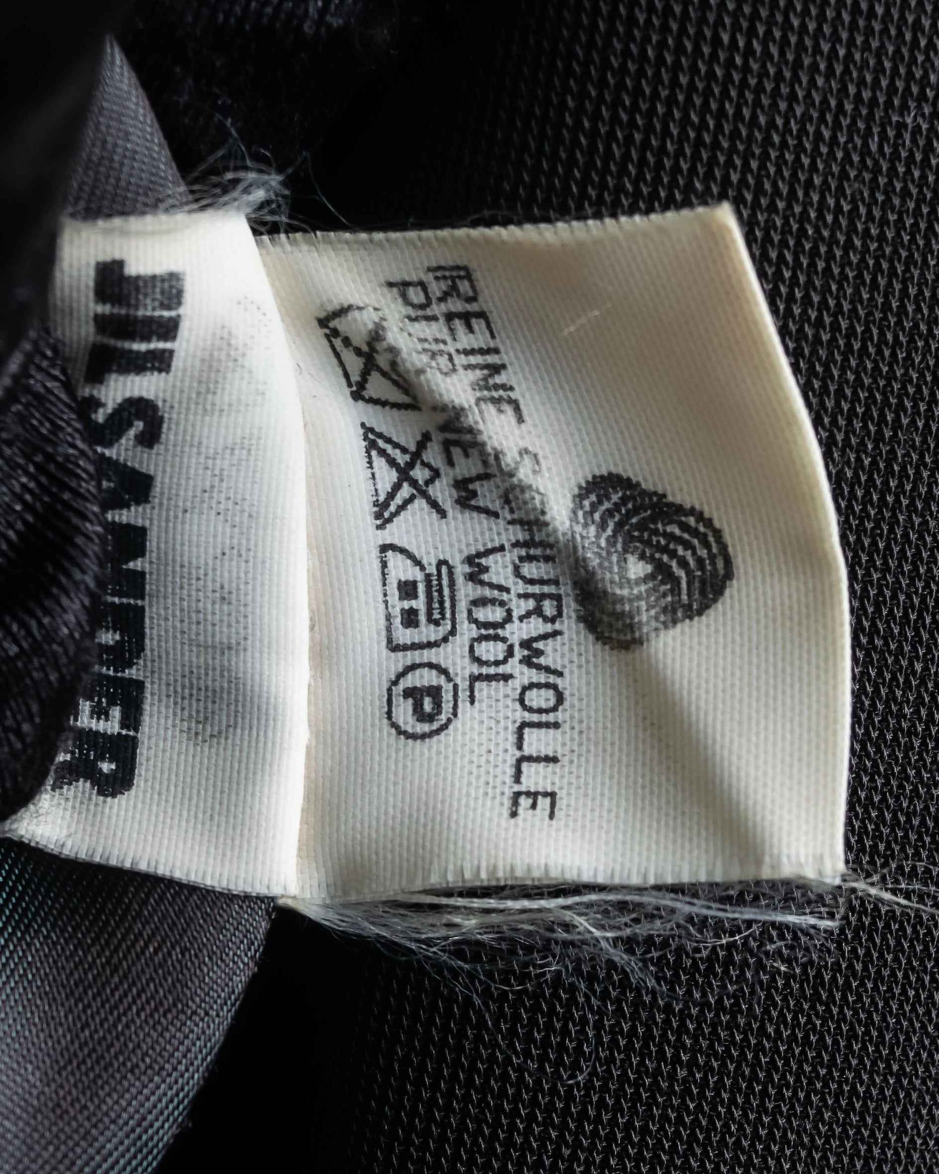 "Jil Sander+" Peaked label minimalist design tailored coat