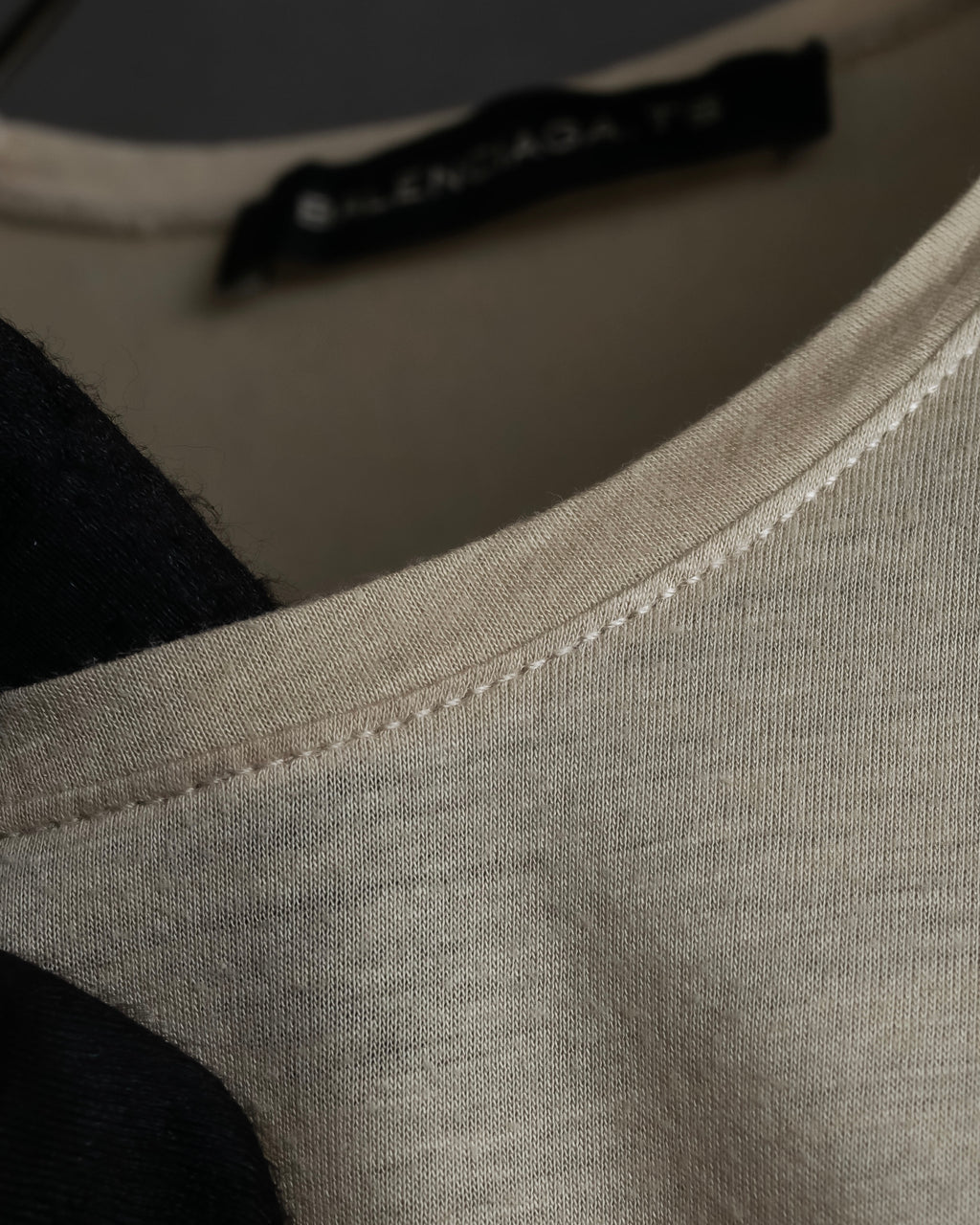 "BALENCIAGA" Painting graphic logo engraved T-shirt