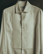 “Maison Martin Margiela” Replica 00’s-10’s Line 14 textured bib white shirt