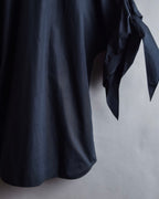 "HERMES" Gaultier period twisted sleeve cotton shirt