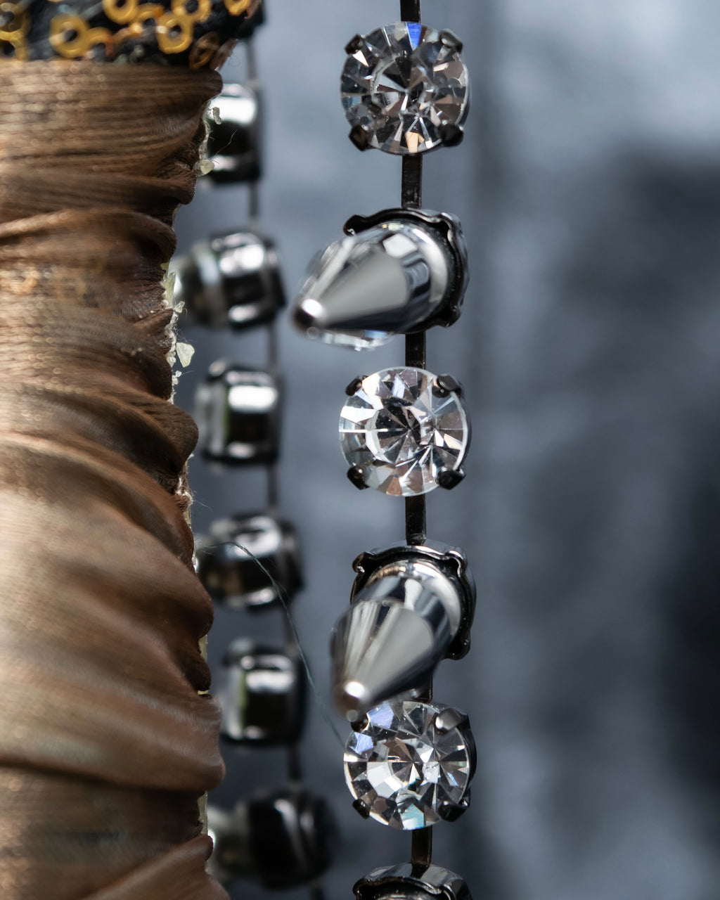 "N21 NUMERO VENTUNO" Studded diamond combination necklace