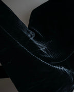 "GIORGIO ARMANI" Beautiful shape velour tailored jacket