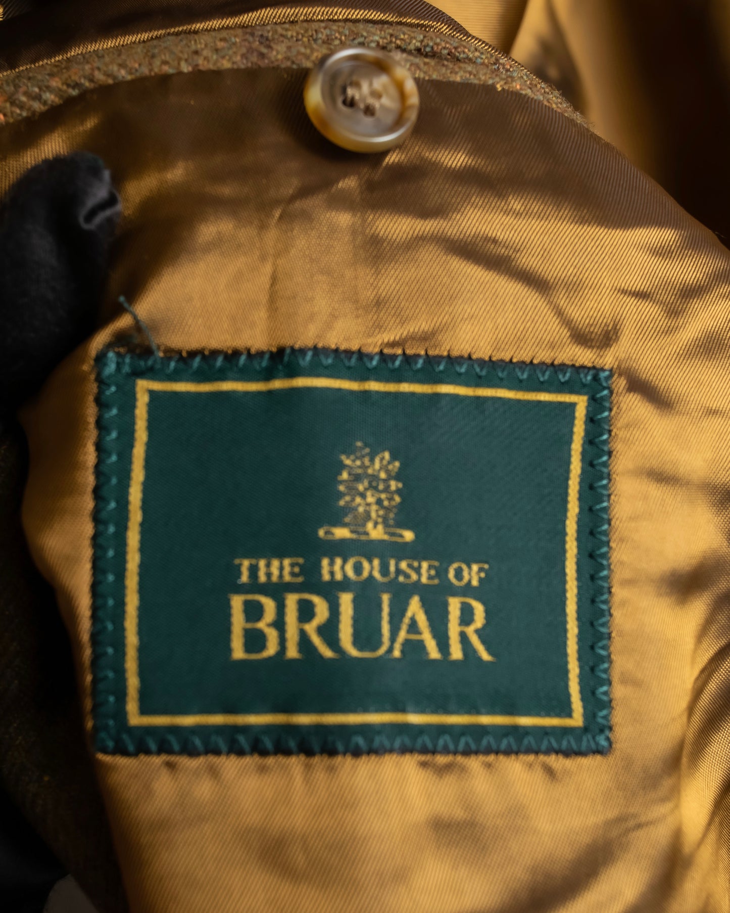 "THE HOUSE OF BRUAR" Check pattern out pocket design 2way tailored jacket