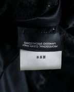 "GUCCI" Stitch design suede tailored jacket