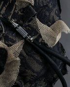 "DOLCE &amp; GABBANA" Flower motif tulle layered brooch