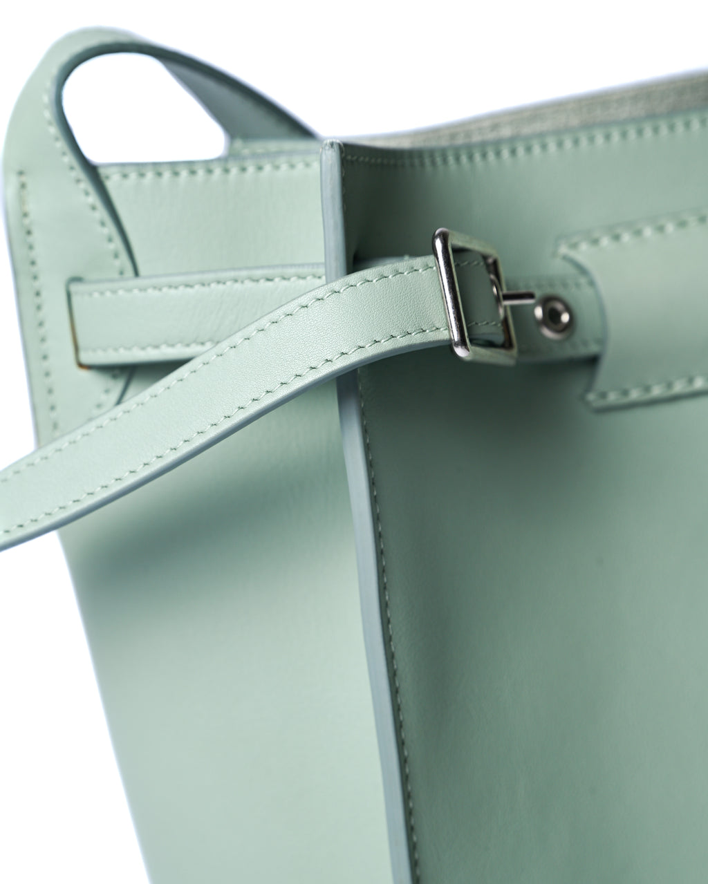 CÉLINE by Phoebe Philo/ “Big Bag Bucket” One Shoulder Bag Pale Green