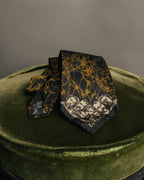 "Jean Paul Gaultier" 90's-00's Portrait jacquard silk necktie