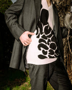 "BOTTEGA VENETA" art pattern cashmere 100% knit