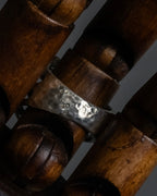 "Vintage gold combination silver ring"