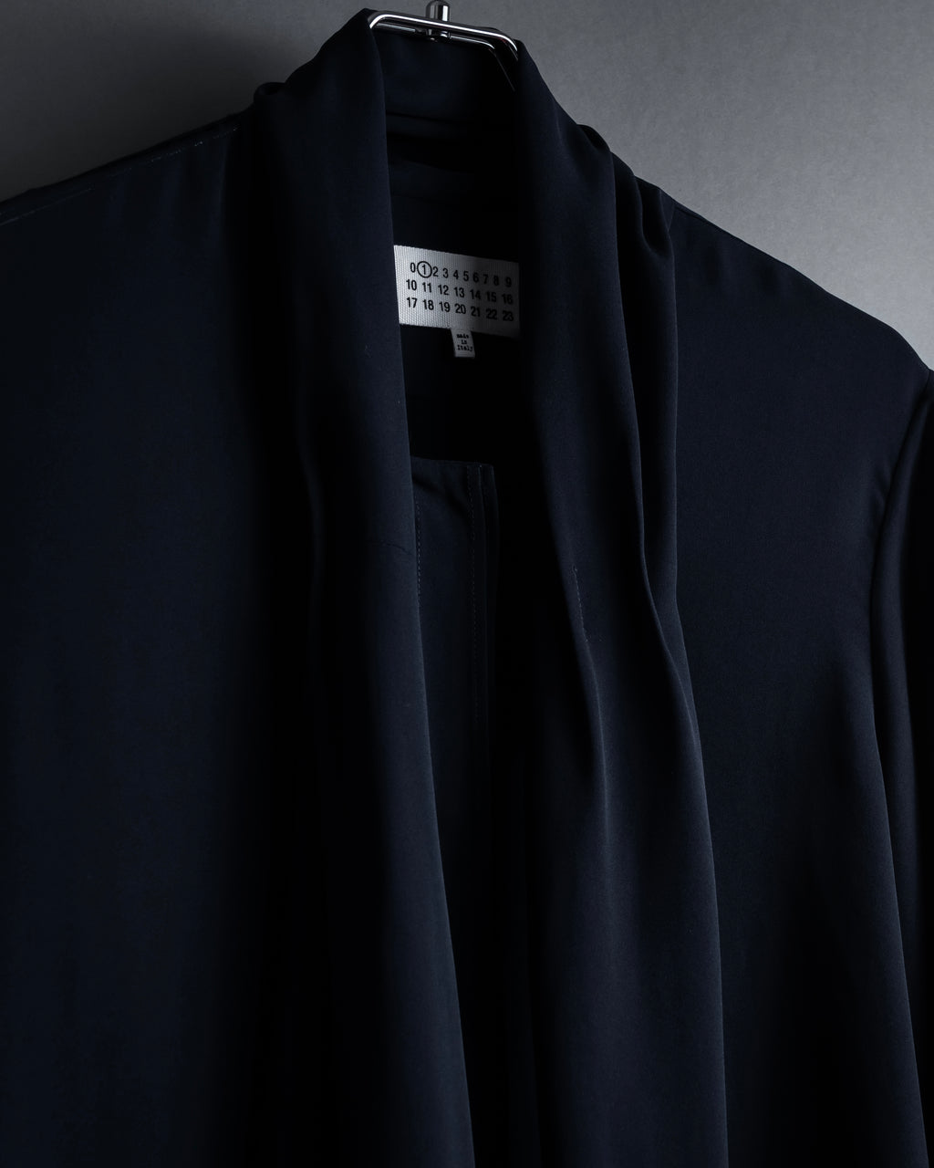 "Maison Margiela" 16SS Bow tie draping shirt