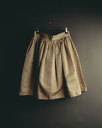"DOLCE & GABBANA" 10's Lustrous pleated silk skirt
