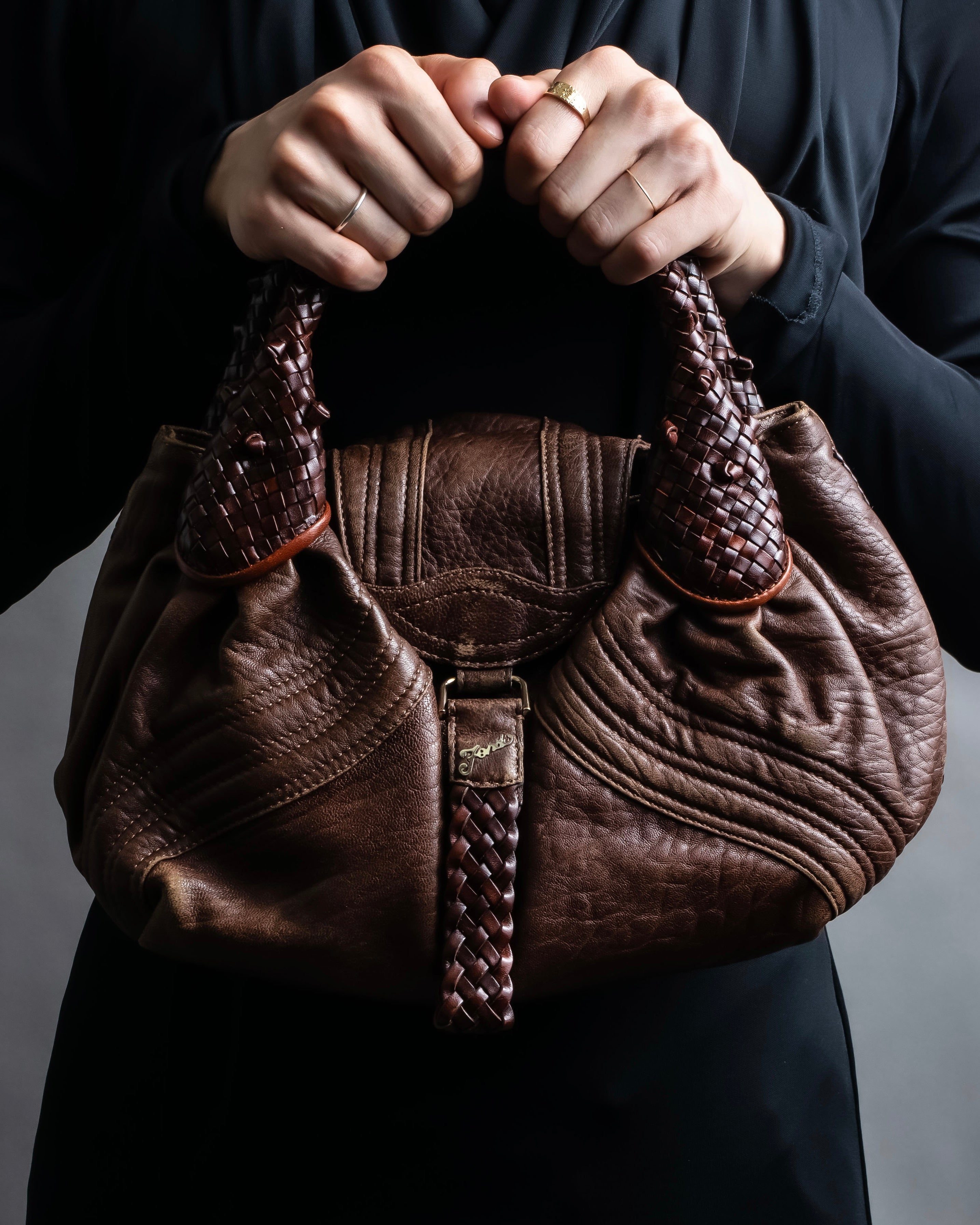 "FENDI" Brown color edition Spy bag