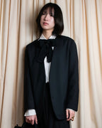 "MAISON MARGIELA" 20AW No-collar design wool tailored jacket
