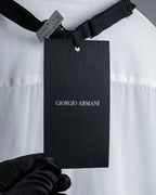 "GIORGIO ARMANI" Belt included bow tie dress shirt