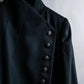 "GUCCI" Asymmetrical front detail high neck coat